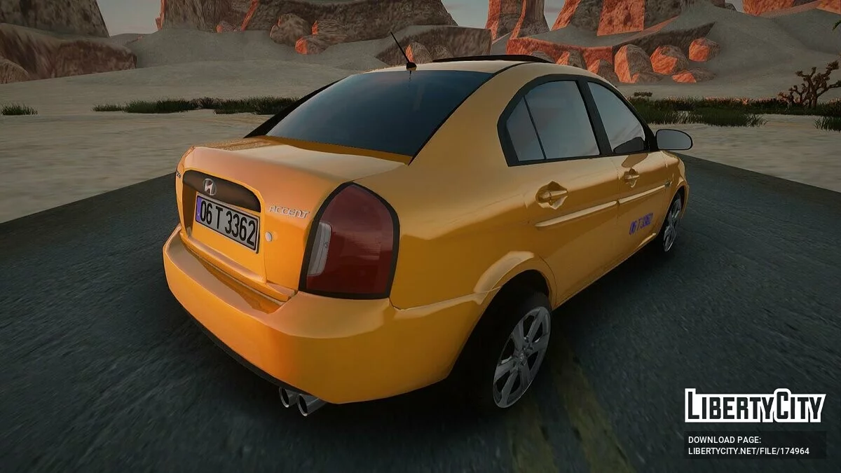 Hyundai Accent Era - Такси / GTA San Andreas