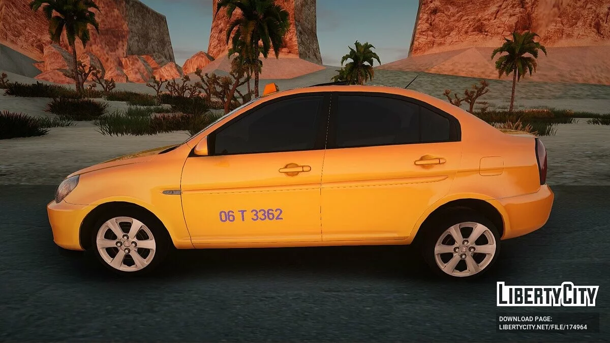 Hyundai Accent Era - Такси / GTA San Andreas