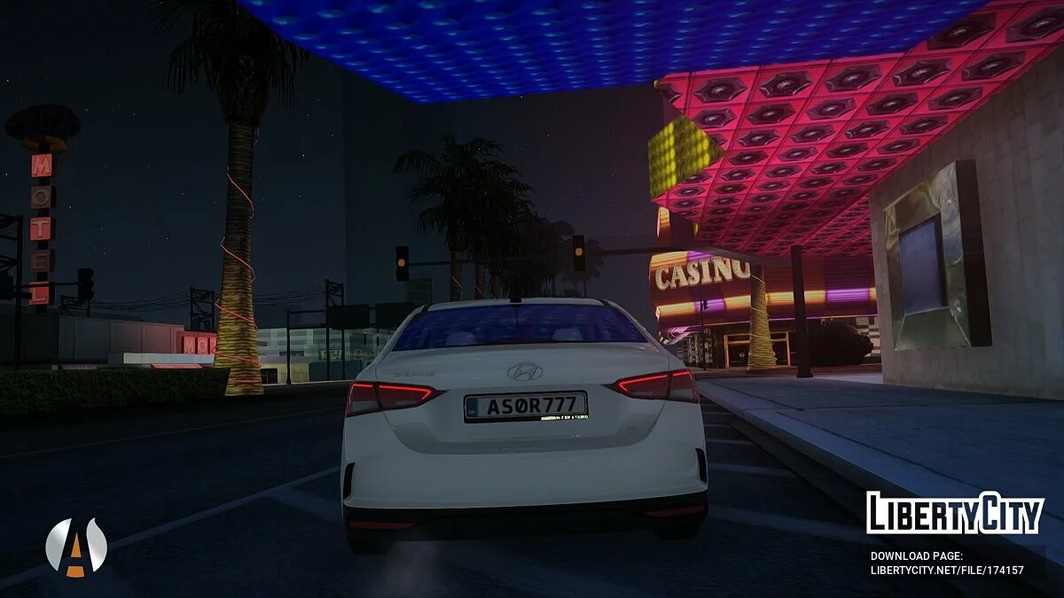 Hyundai Solaris 2022 / GTA San Andreas