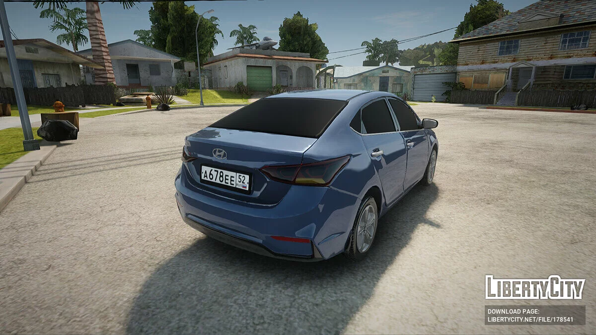 Hyundai Accent Solaris 2018 / GTA San Andreas