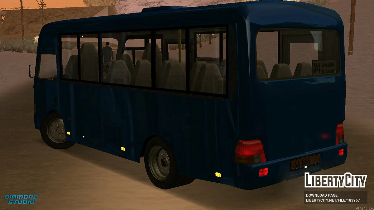 Hyundai County + CCD / GTA San Andreas