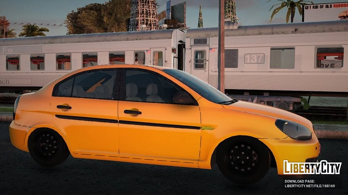 Hyundai Accent 2009 Taxi Baghdad / GTA San Andreas