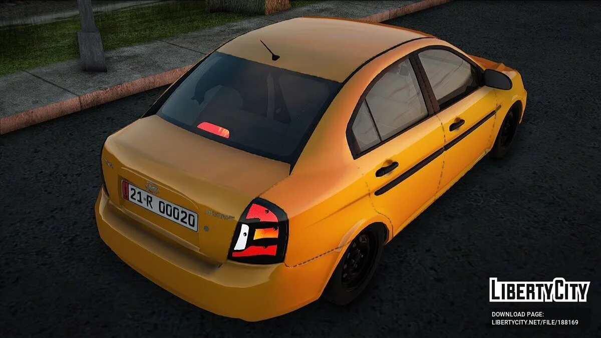 Hyundai Accent 2009 Taxi Baghdad / GTA San Andreas