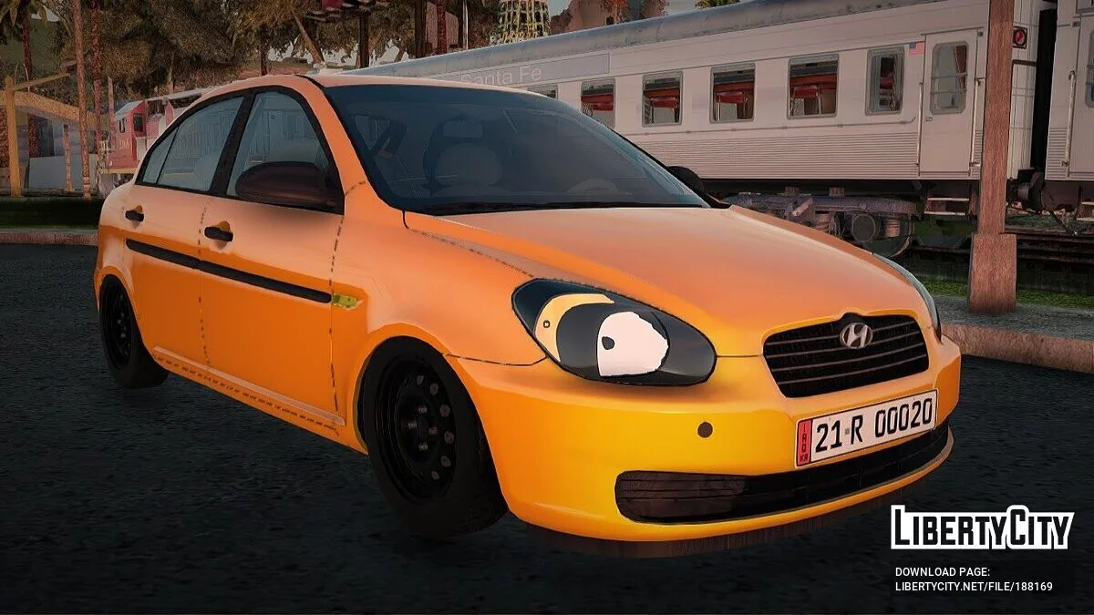 Hyundai Accent 2009 Taxi Baghdad / GTA San Andreas