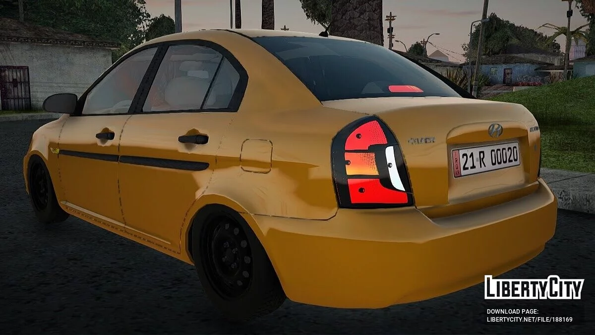 Hyundai Accent 2009 Taxi Baghdad / GTA San Andreas