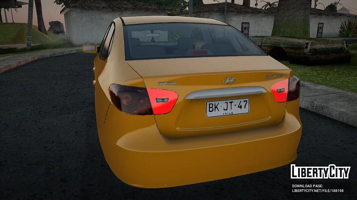 Hyundai Elantra 2008 Таксі Багдад / GTA San Andreas