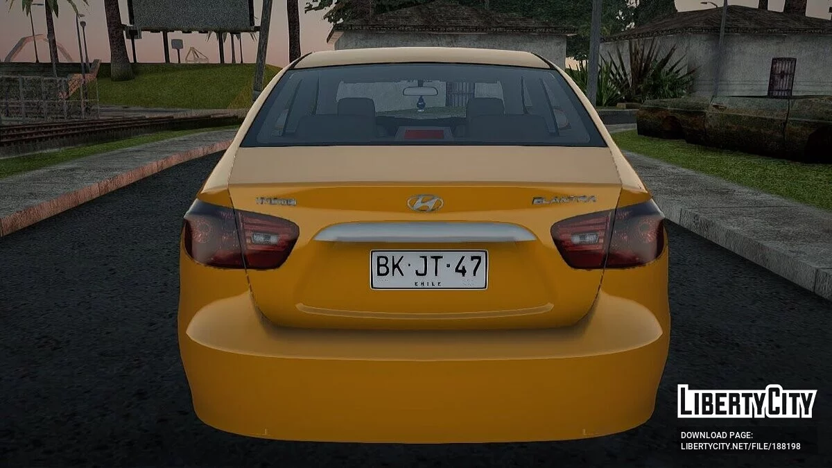 Hyundai Elantra 2008 Таксі Багдад / GTA San Andreas