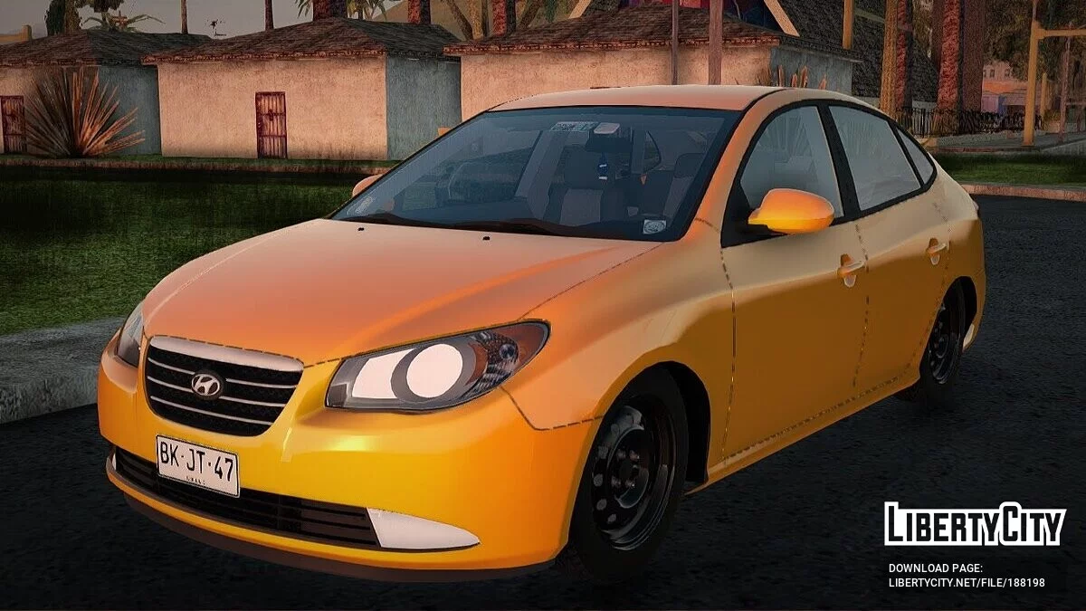 Hyundai Elantra 2008 Таксі Багдад / GTA San Andreas