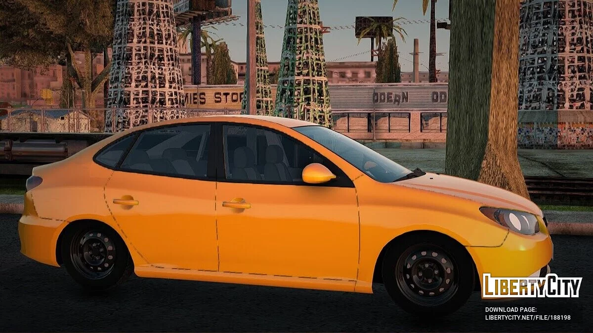 Hyundai Elantra 2008 Таксі Багдад / GTA San Andreas