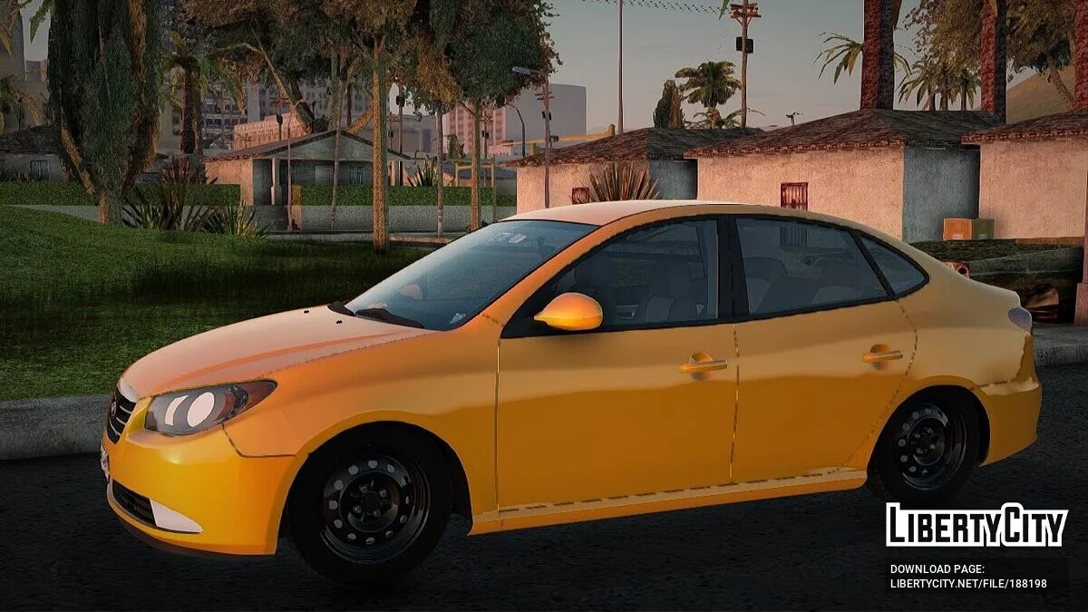 Hyundai Elantra 2008 Таксі Багдад / GTA San Andreas