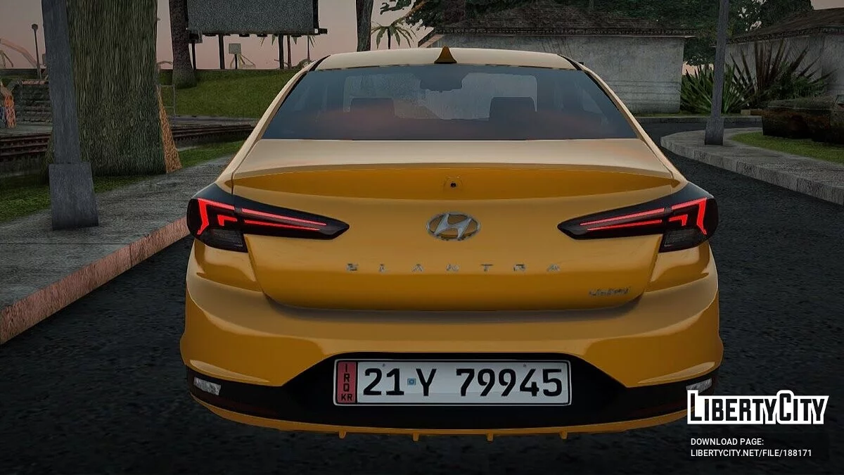 Hyundai Elentra 2020 Таксі Багдад / GTA San Andreas