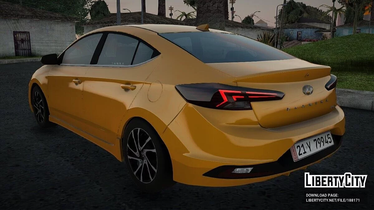 Hyundai Elentra 2020 Таксі Багдад / GTA San Andreas