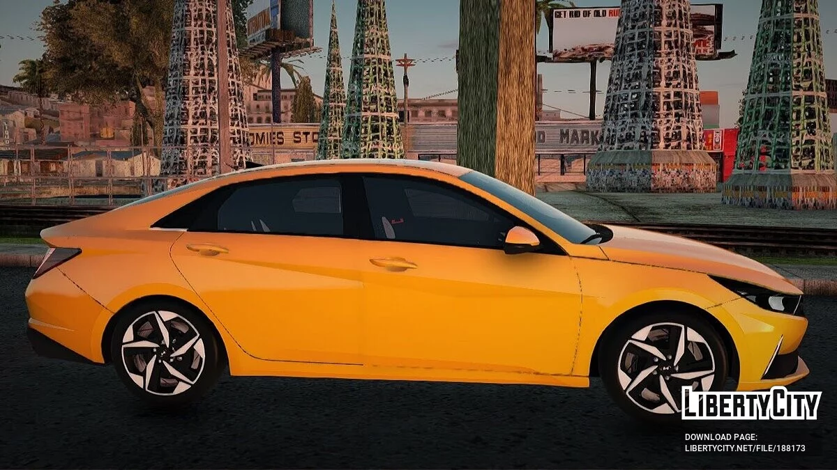 Hyundai Elentra 2022 Таксі Багдад / GTA San Andreas