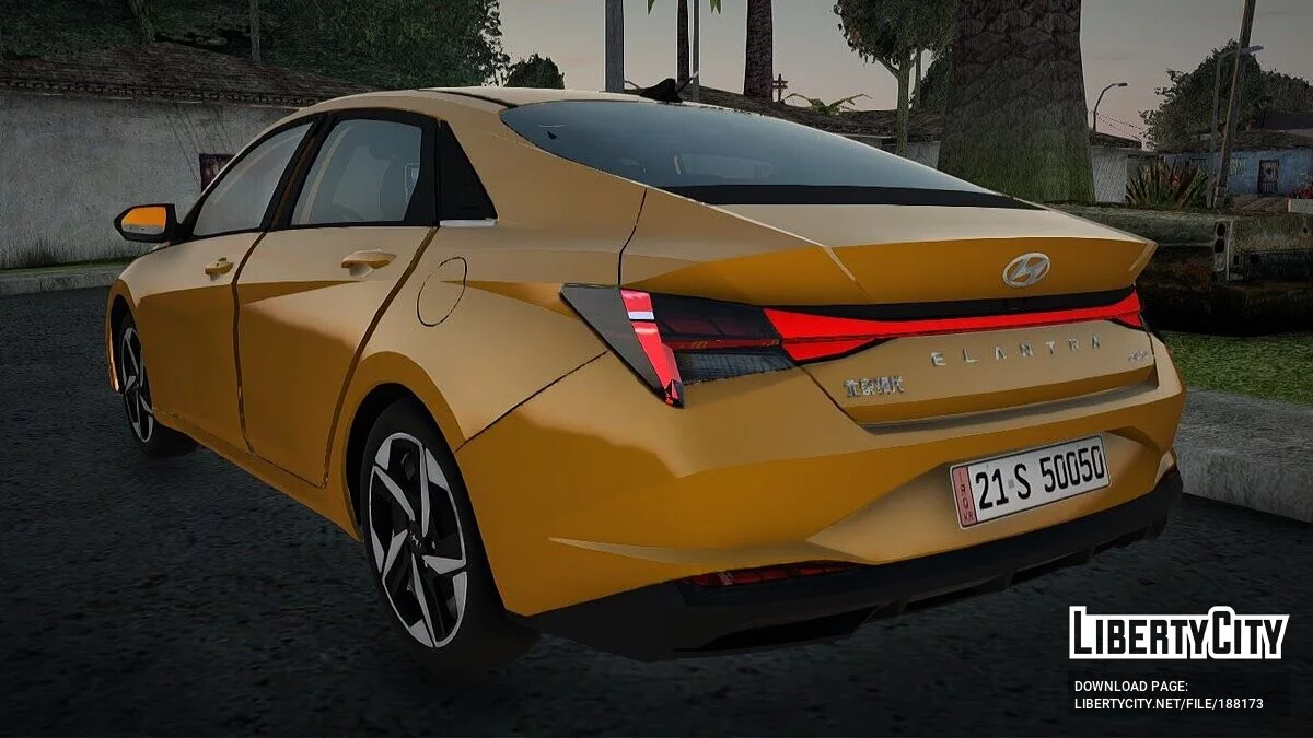 Hyundai Elentra 2022 Таксі Багдад / GTA San Andreas