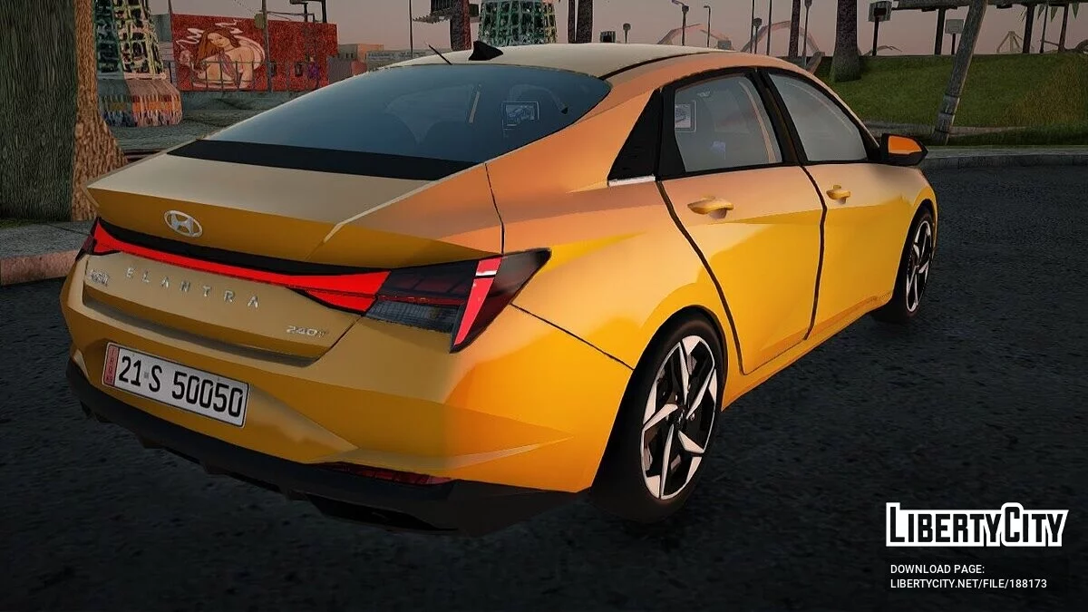 Hyundai Elentra 2022 Таксі Багдад / GTA San Andreas