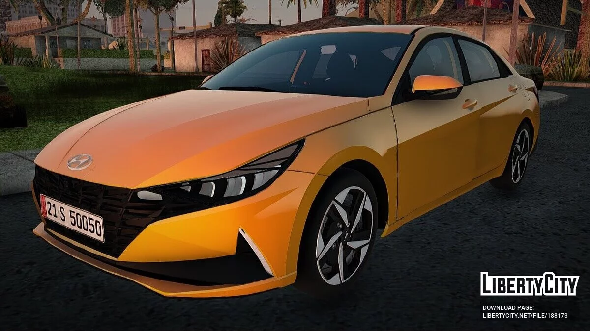 Hyundai Elentra 2022 Таксі Багдад / GTA San Andreas
