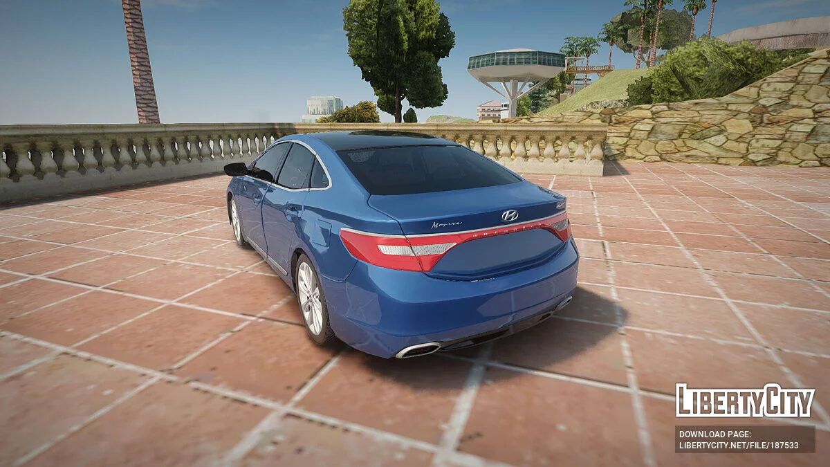 Hyundai Grandeur 2015 / GTA San Andreas