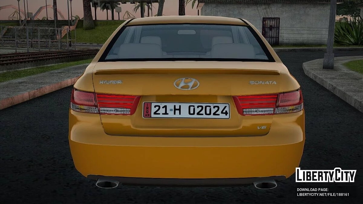 Hyundai Sonata 2009 Taxi Baghdad / جي تي إيه سان أندرياس