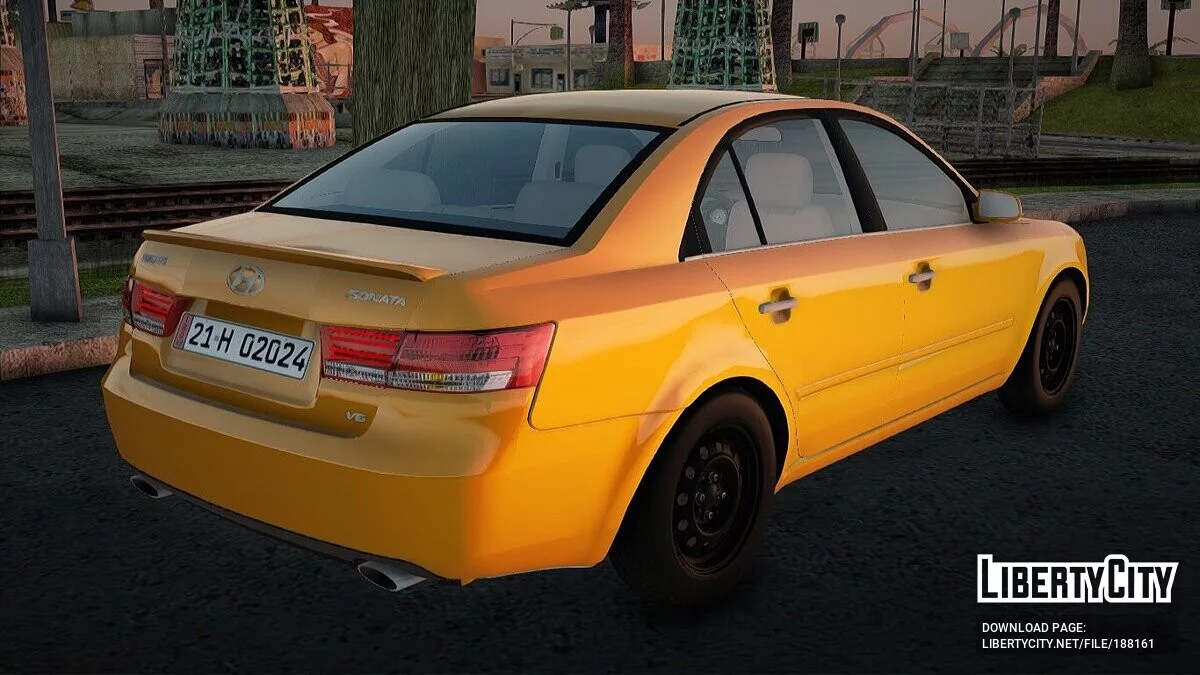 Hyundai Sonata 2009 Taxi Baghdad / جي تي إيه سان أندرياس