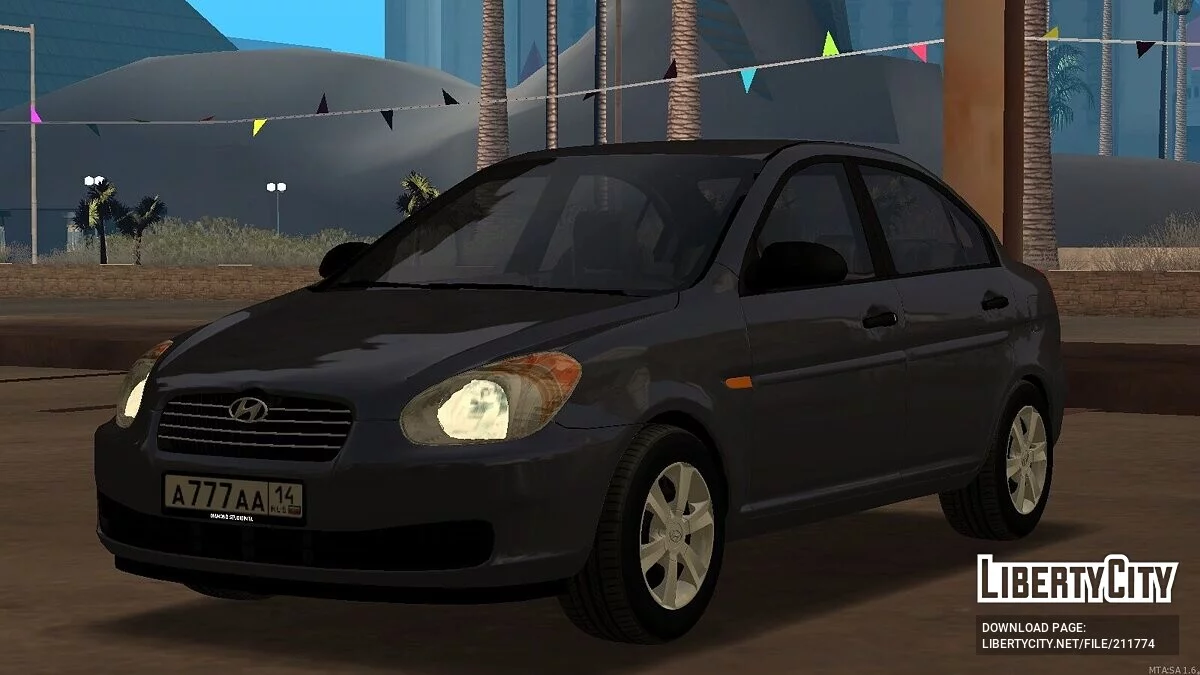Hyundai Accent + CCD / GTA San Andreas