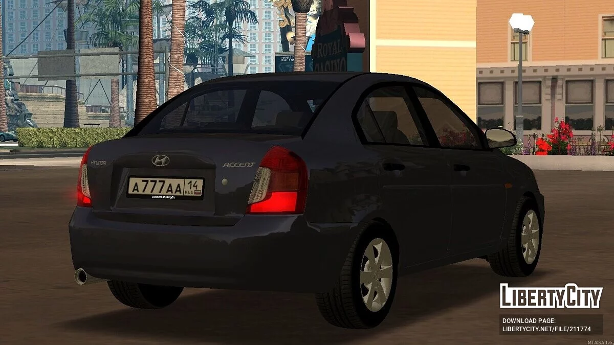 Hyundai Accent + CCD / GTA San Andreas