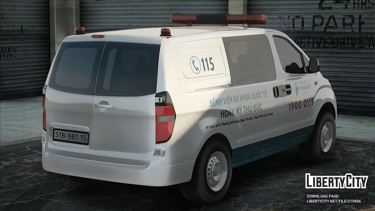 Hyundai H-1 - Ambulance / GTA San Andreas