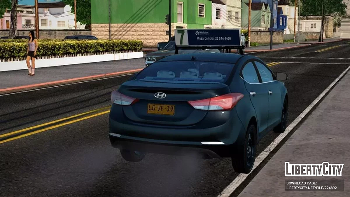 Hyundai Accent Colectivo Chileno / GTA San Andreas