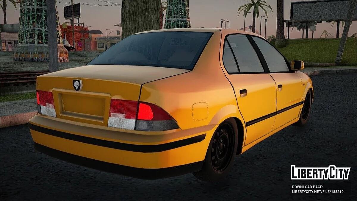 Ikco Samand X7 Taxi Bagdad / GTA San Andreas