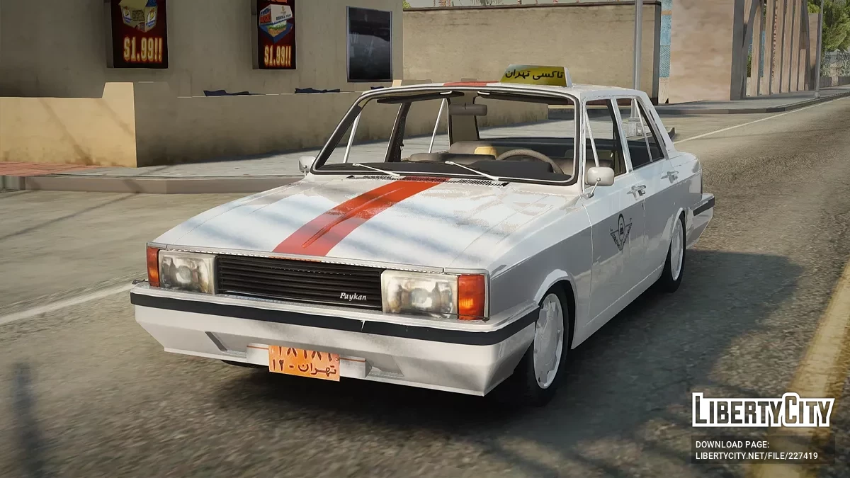 Таксі Paykan Taxi Separ Joshan / GTA San Andreas