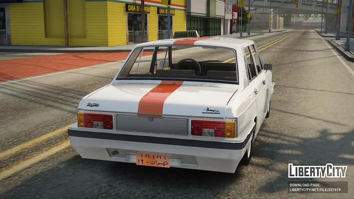 Таксі Paykan Taxi Separ Joshan / GTA San Andreas
