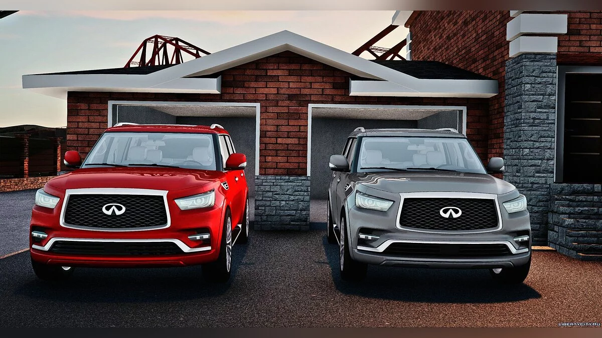 Infiniti QX80 2018 / GTA San Andreas