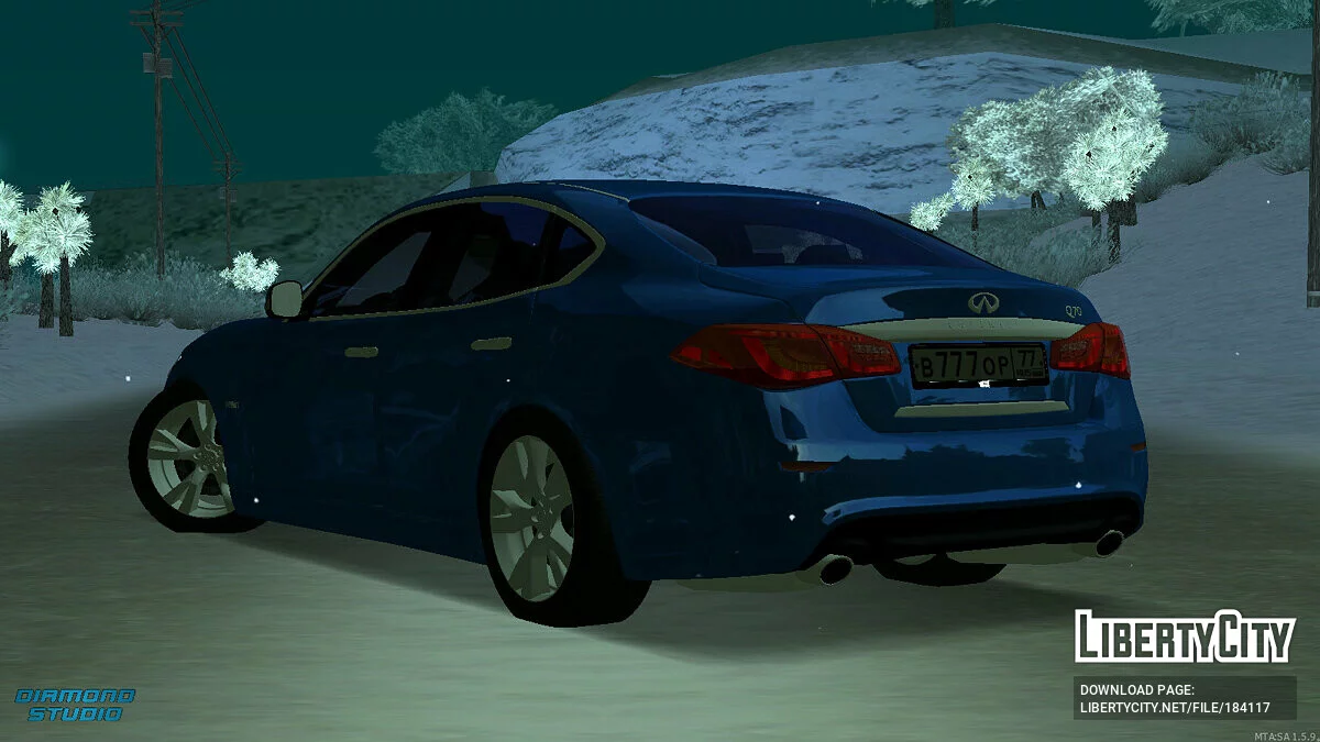 Infiniti Q70 + CCD / GTA San Andreas