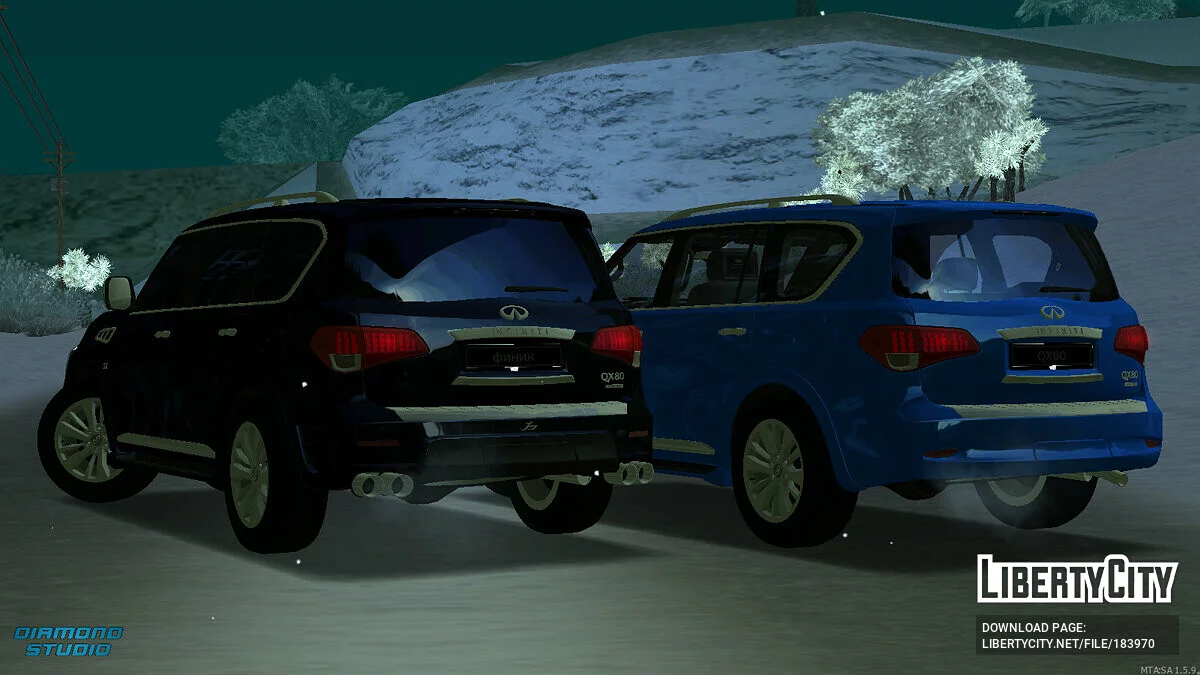 Infiniti QX80 + CCD / GTA San Andreas