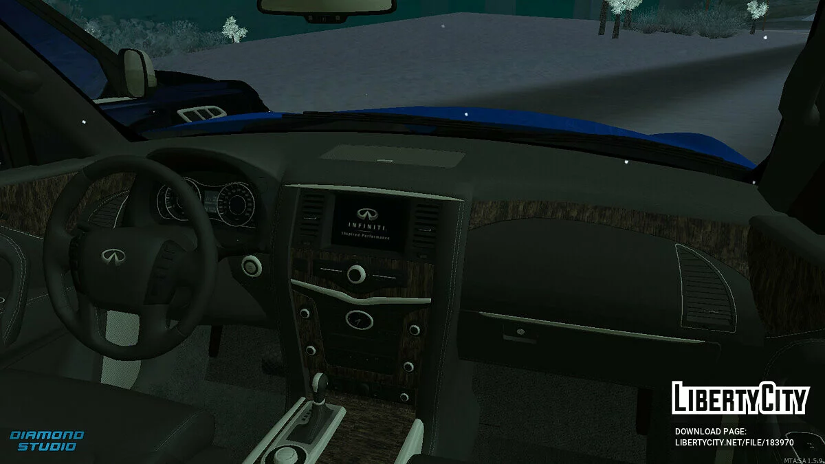 Infiniti QX80 + CCD / GTA San Andreas