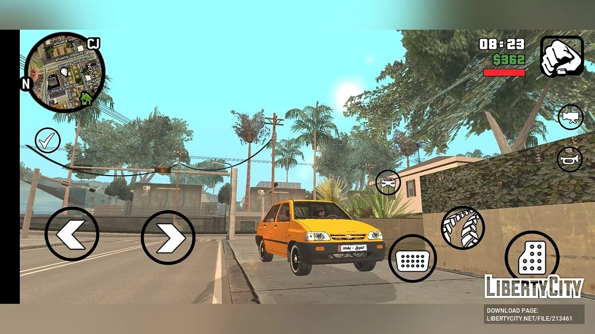 Saipa Saba Modelo 2012 / GTA San Andreas (iOS, Android)