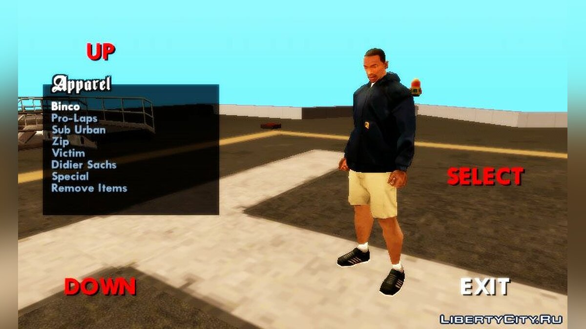 Зміна одягу для GTA San Andreas (iOS, Android) - Картинка #1