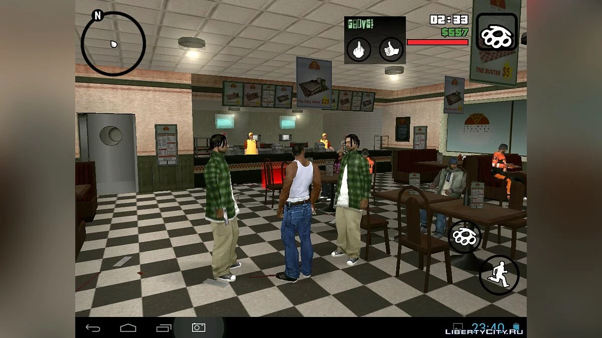 Homies Inside (for Android) / GTA San Andreas (iOS, Android)