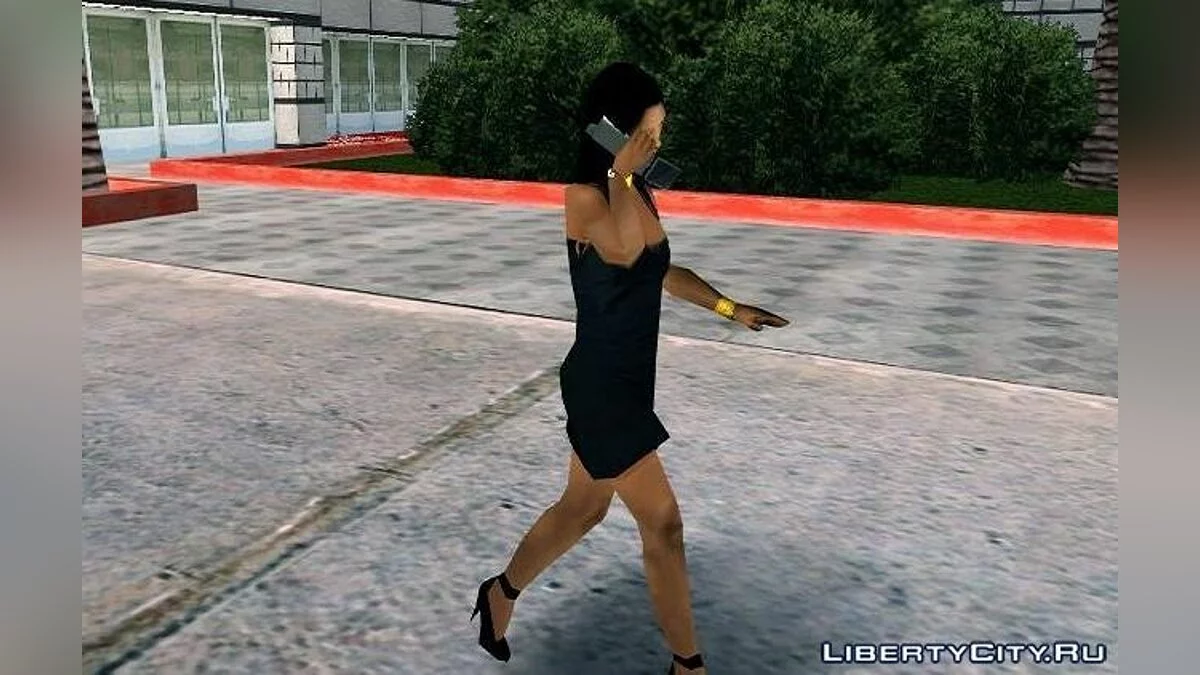 Peds walk with Phone / GTA San Andreas (iOS, Android)