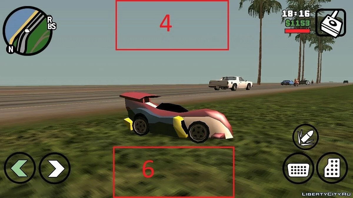 Coche de juguete / GTA San Andreas (iOS, Android)