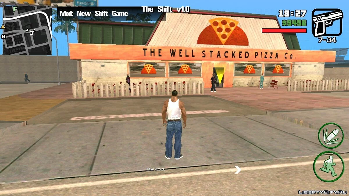 Всі відкриті салони (тату, перукарня...) / GTA San Andreas (iOS, Android)