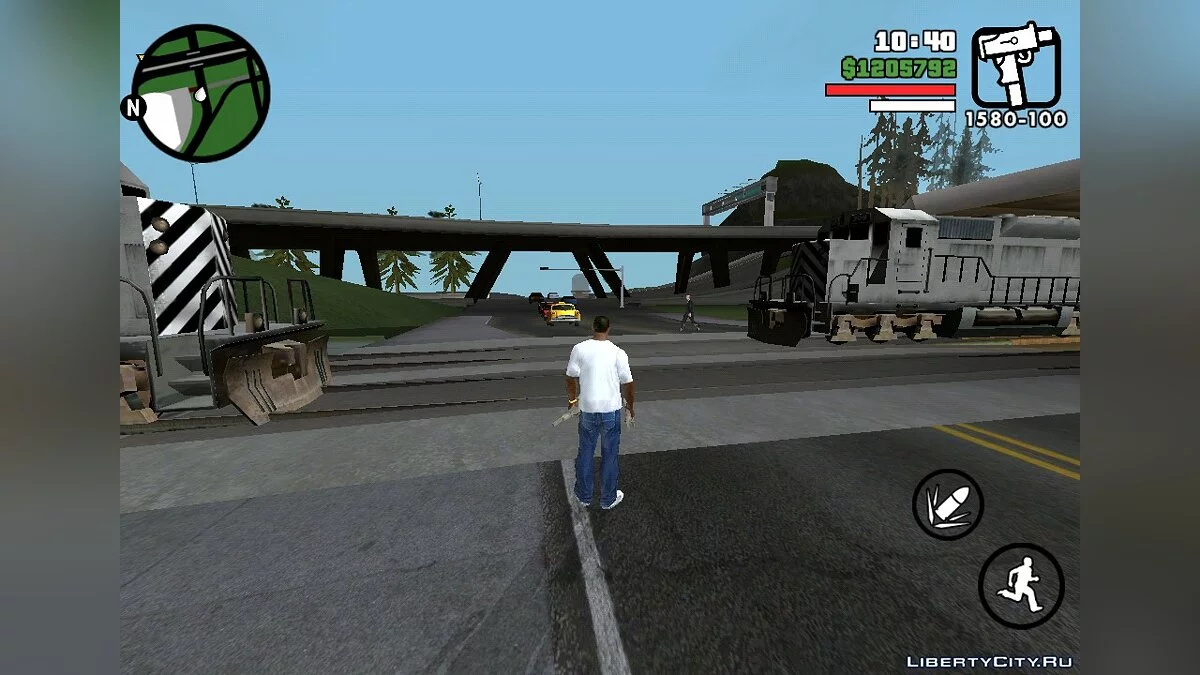 قطارات مجنونة لأندرويد / GTA سان أندرياس (iOS، أندرويد)
