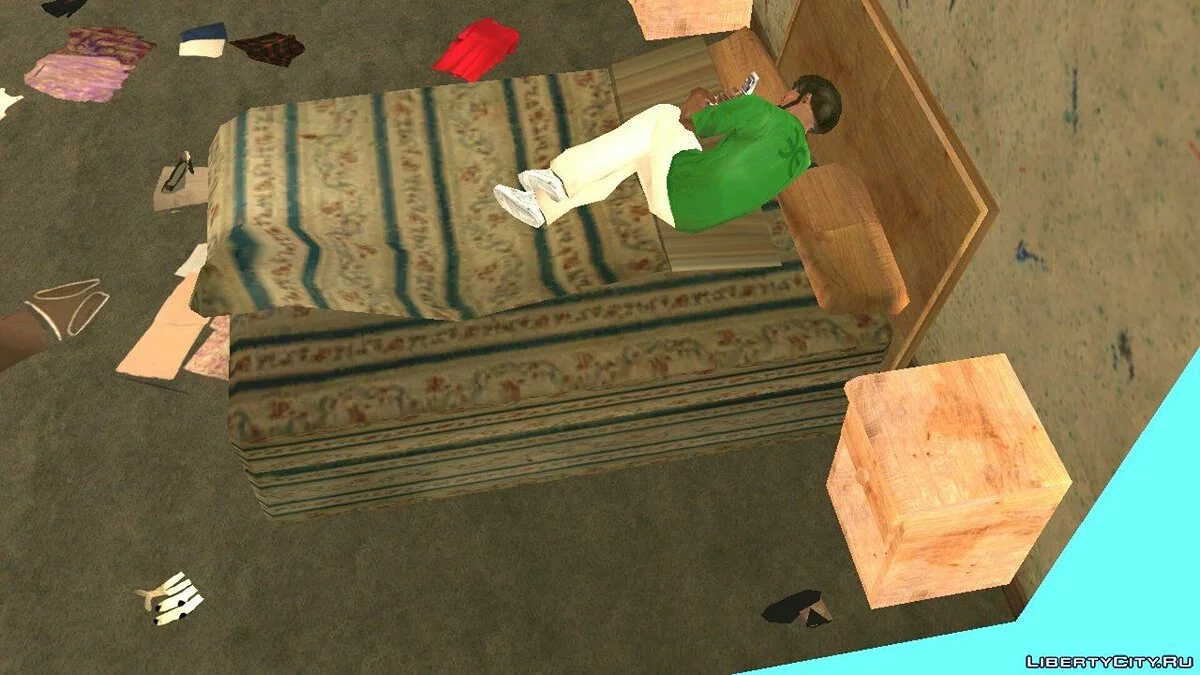 منزل في حي الفقر لـ CJ / GTA سان أندرياس (iOS، أندرويد)