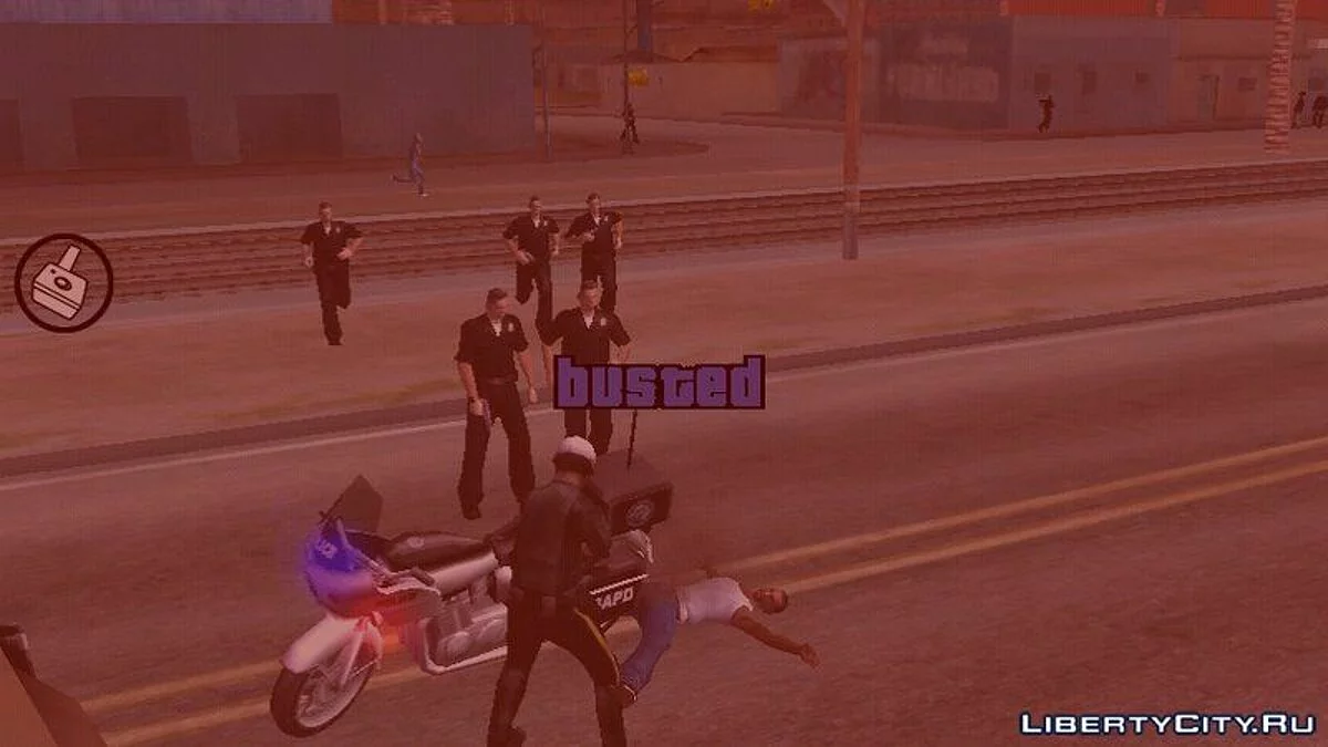 شاشة Wasted/Busted لـ GTA V على أندرويد / GTA سان أندرياس (iOS، أندرويد)