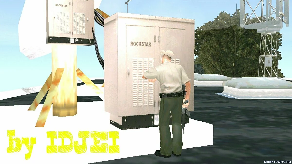 Ejército en la montaña en SF / GTA San Andreas (iOS, Android)