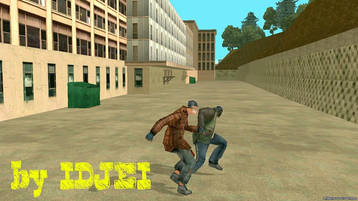 Obdachlosenstreit in der Gasse / GTA San Andreas (iOS, Android)