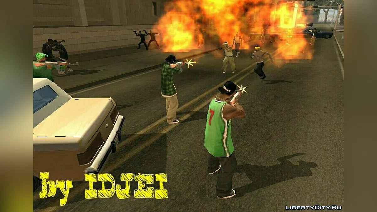 تمرد في البلدية / GTA سان أندرياس (iOS، أندرويد)