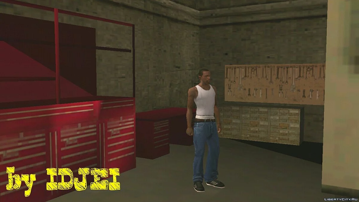 Airbrush Garage in LS / GTA San Andreas (iOS, Android)