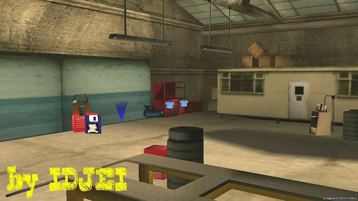 Airbrush Garage in LS / GTA San Andreas (iOS, Android)