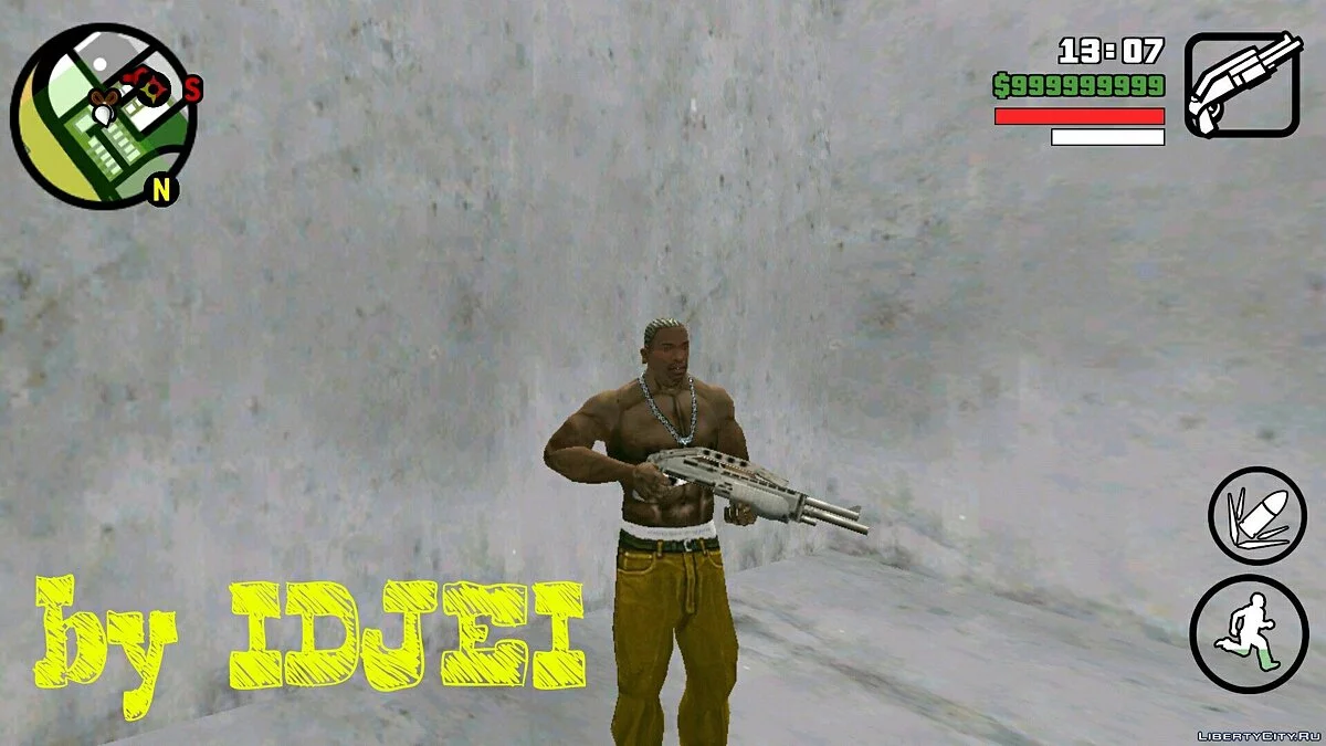 Гараж с оружием в LS / GTA San Andreas (iOS, Android)