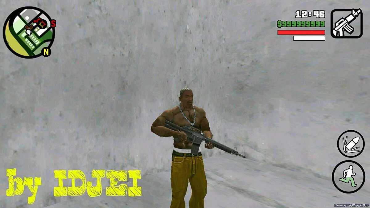 Гараж с оружием в LS / GTA San Andreas (iOS, Android)